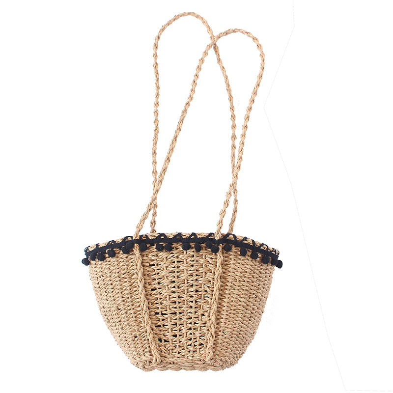 Handcrafted Basket Bag LoungeYard — product view 5