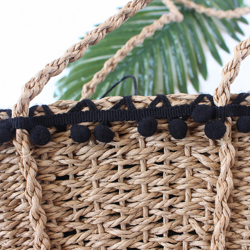 Handcrafted Basket Bag LoungeYard — product view 3