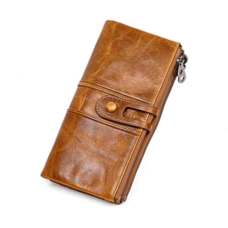 Long wallet made of genuine leather | LoungeYard — product view 1