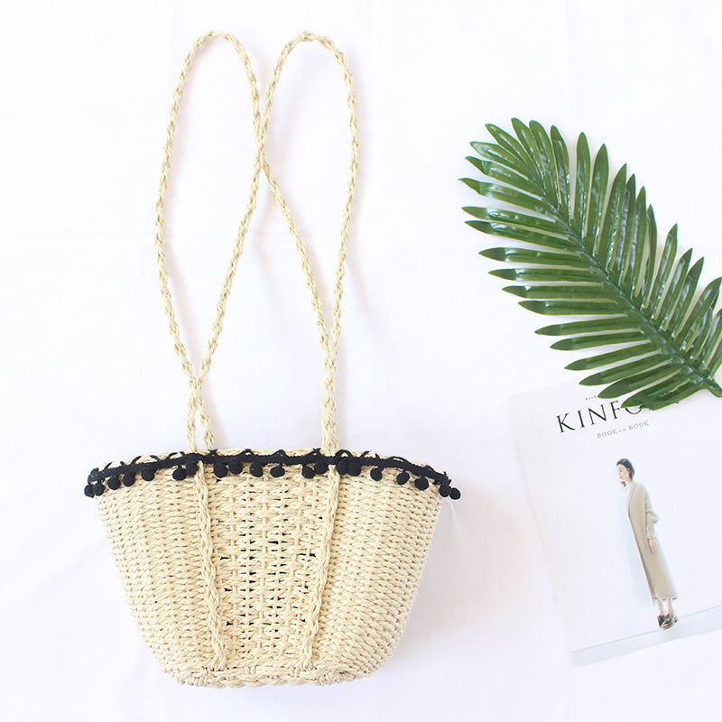 Handcrafted Basket Bag LoungeYard — product view 6