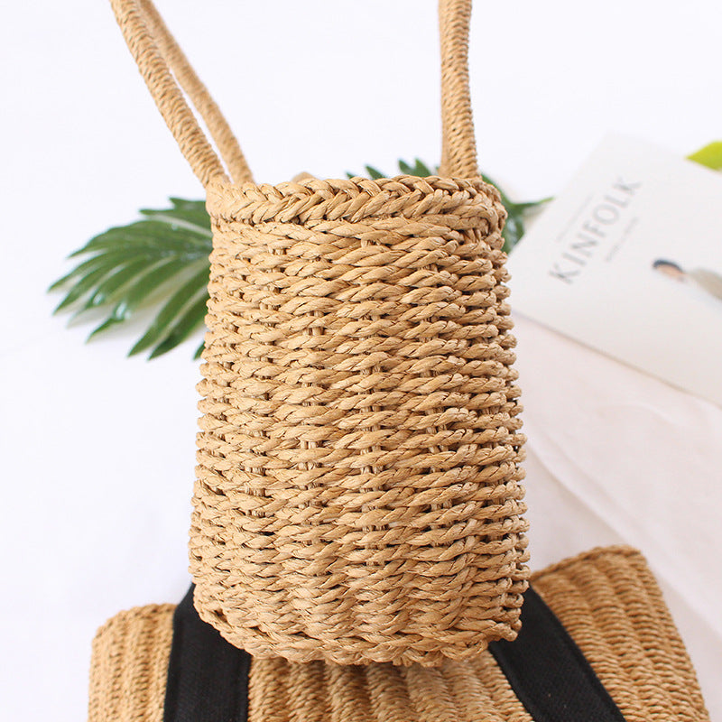 Handcrafted Basket Bag LoungeYard — product view 2