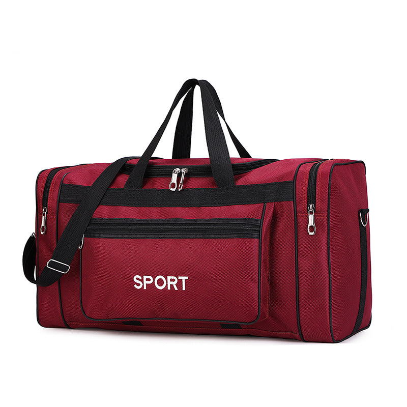 Sporty travel bag with sturdy design and multiple compartments LoungeYard — product view 1