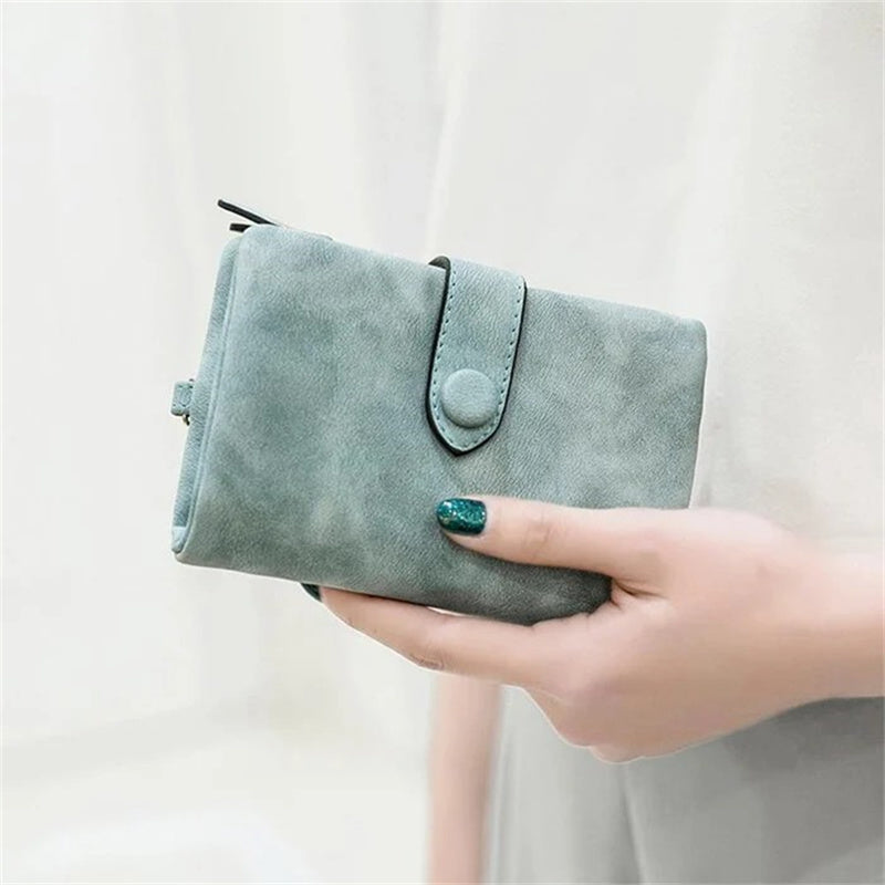 LoungeYard | Women's Small Trifold Leather Wallet — product view 6