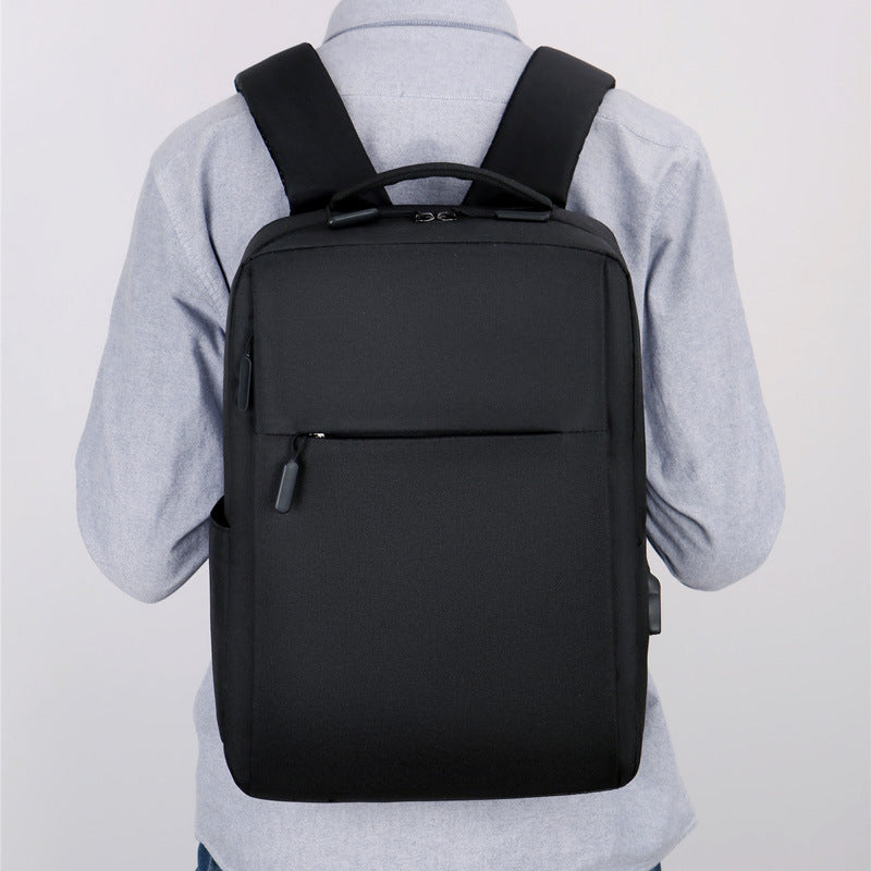 Ergonomic Slim Profile Laptop Backpack LoungeYard — product view 2