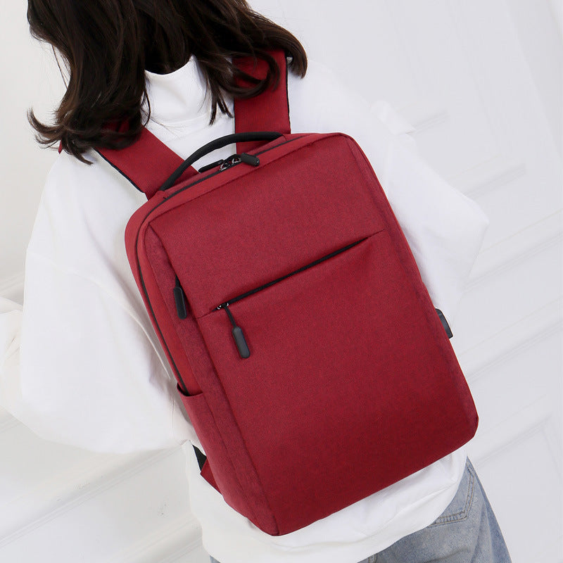 Ergonomic Slim Profile Laptop Backpack LoungeYard — product view 4