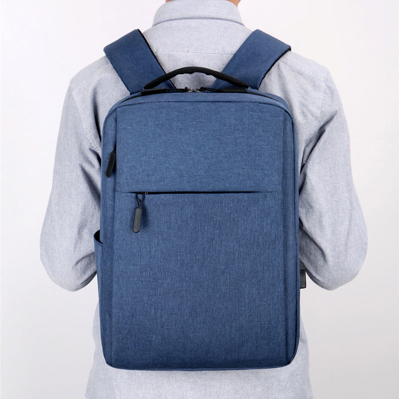 Ergonomic Slim Profile Laptop Backpack LoungeYard — product view 3