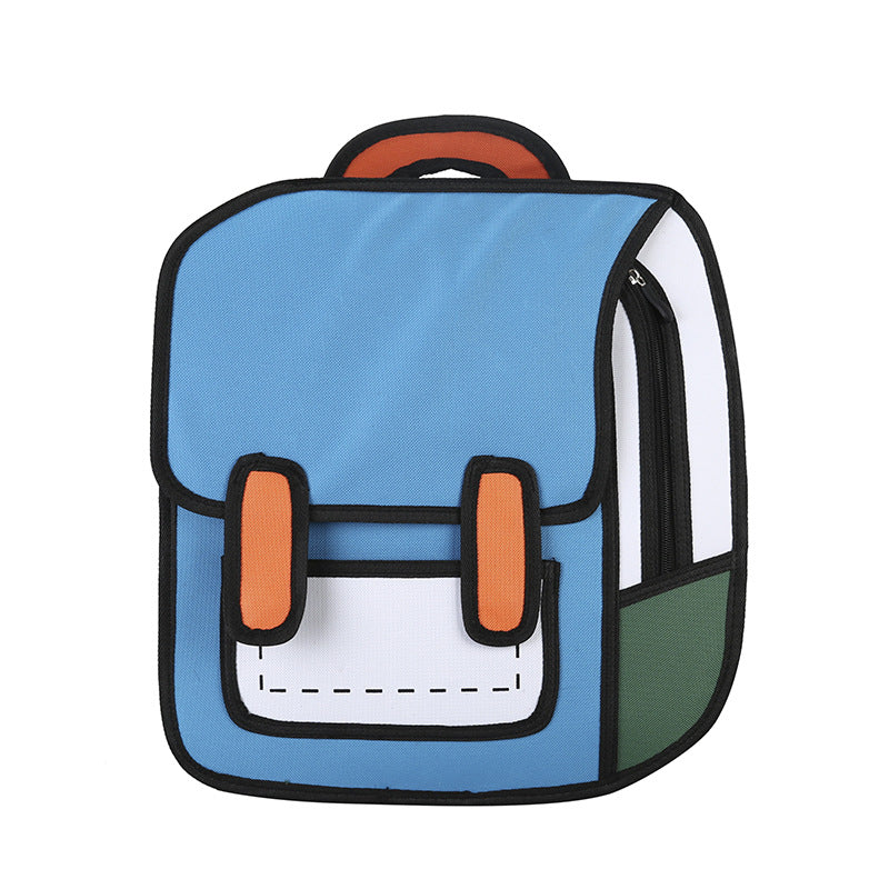 LoungeYard | Creative 2D Unisex Cartoon Backpack — product view 7