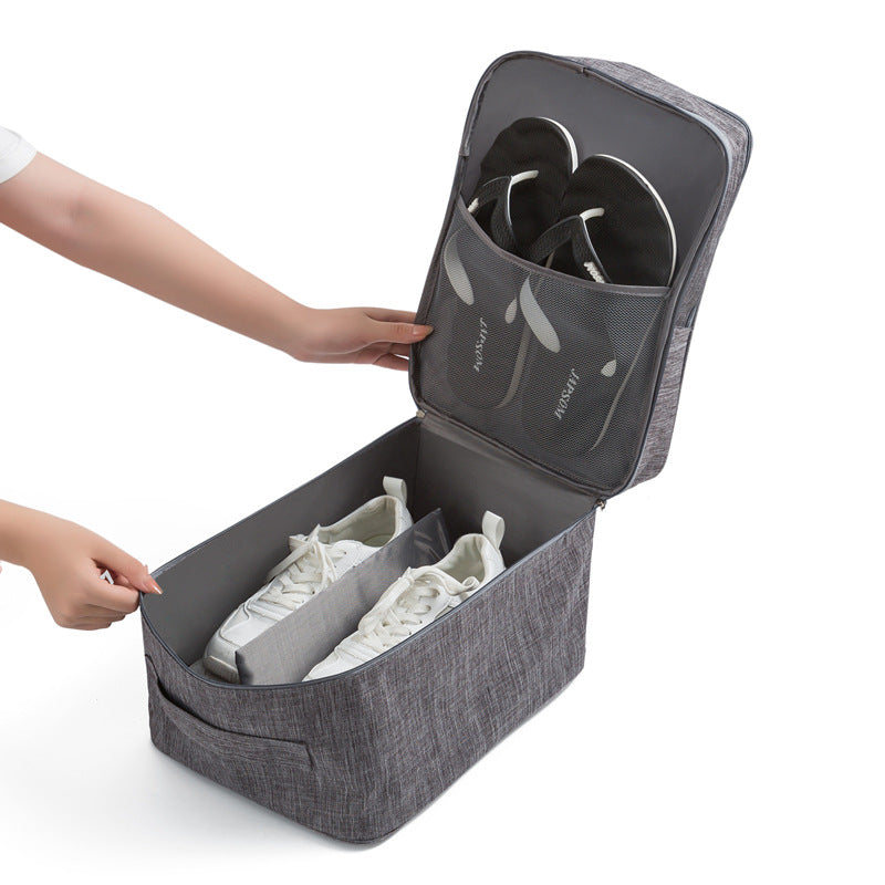 Dual Compartment Travel Shoe Organizer LoungeYard — product view 4