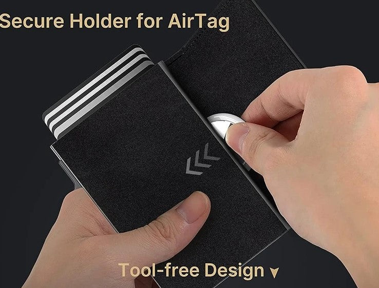 Minimalist RFID-blocking card holder wallet - Design with upto 8 cards capacity LoungeYard — product view 4