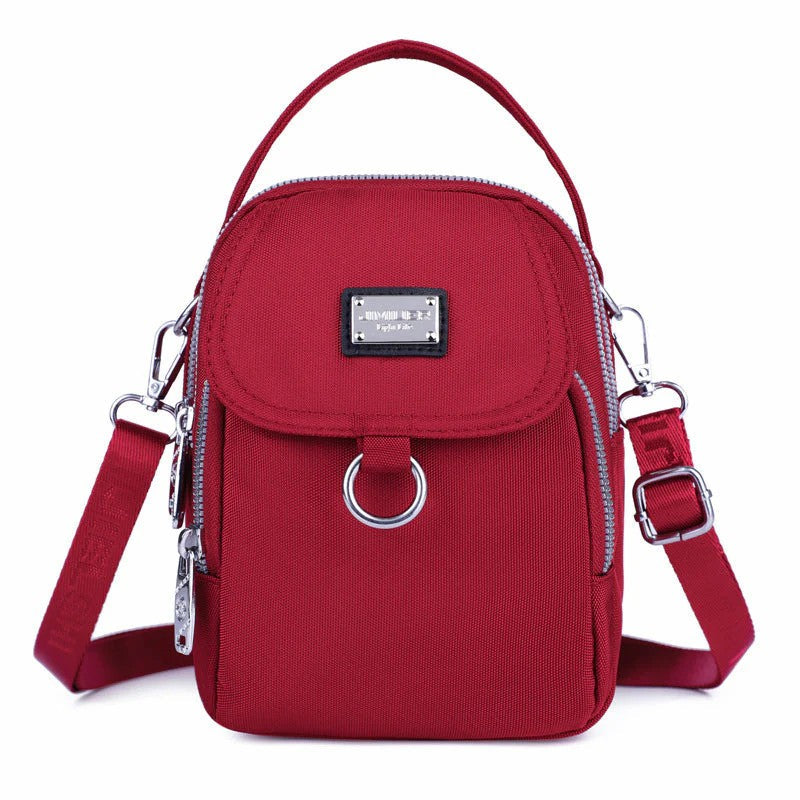 Waterproof Crossbody Phone Bag with Multiple Pockets and Adjustable Strap — product view 1