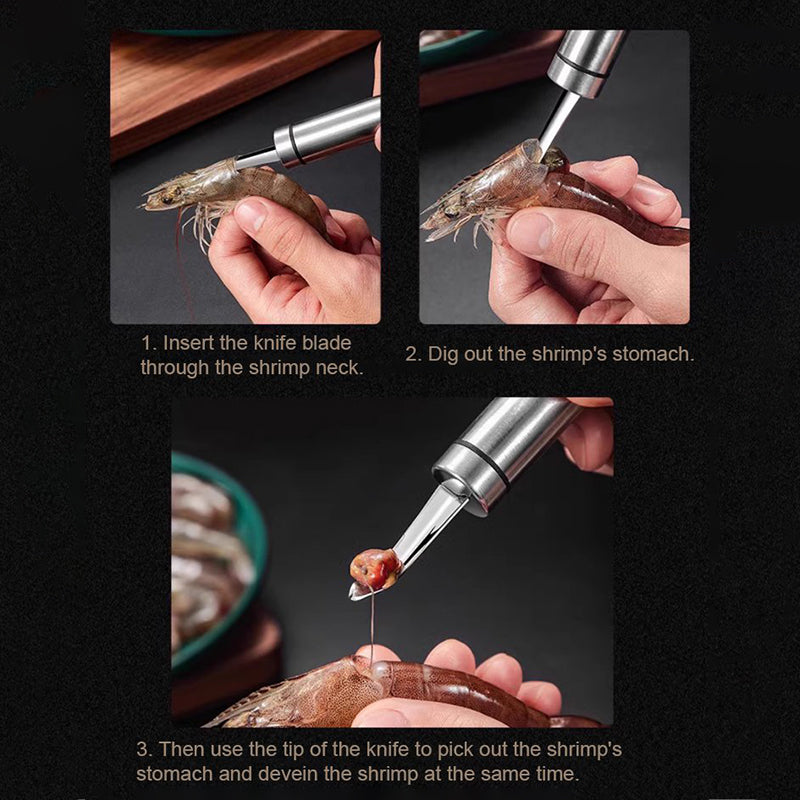 LoungeYard | Stainless Steel Shrimp Deveining Tool — product view 2
