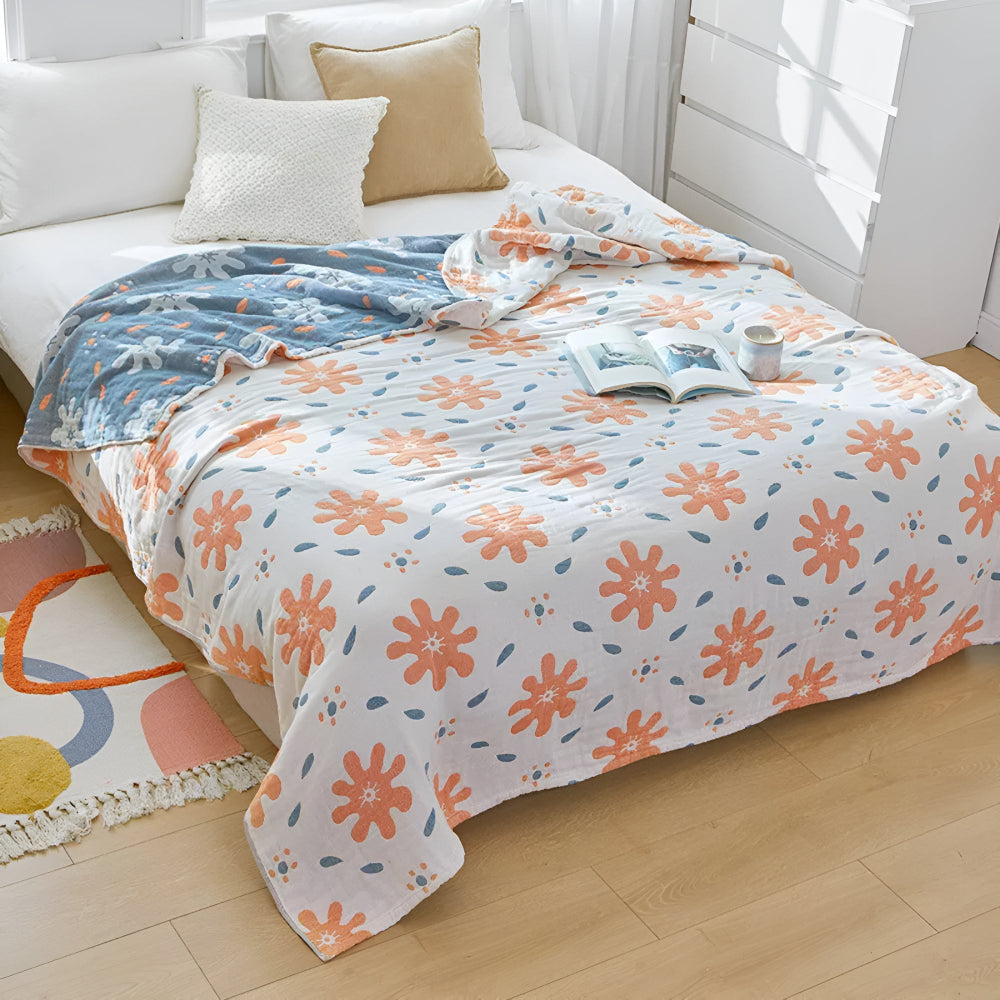 LoungeYard | Abstract Sunny Reversible Blanket — product view 1
