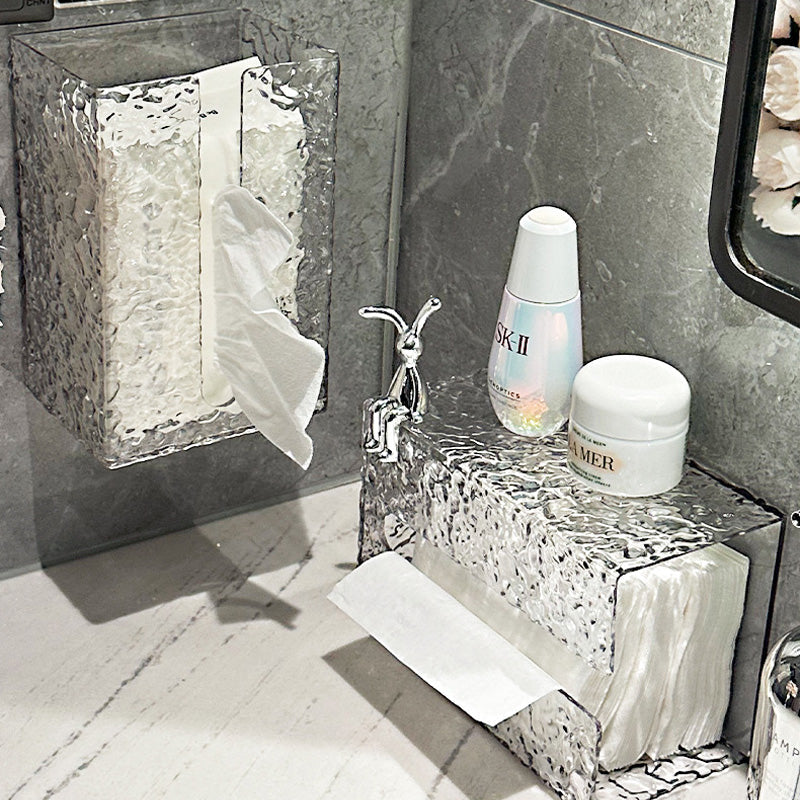LoungeYard | Multifunctional Glacier Pattern Textile Box — product view 6