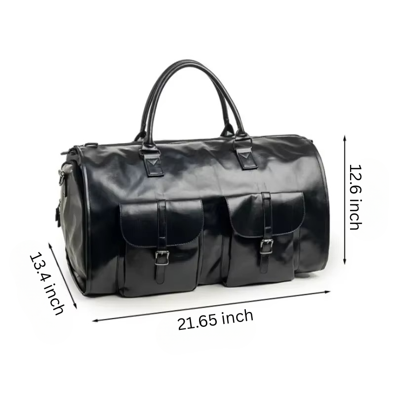 LoungeYard | Garment Duffel Weekender Bag – Foldable Carry-On Suit Bag for Men — product view 7