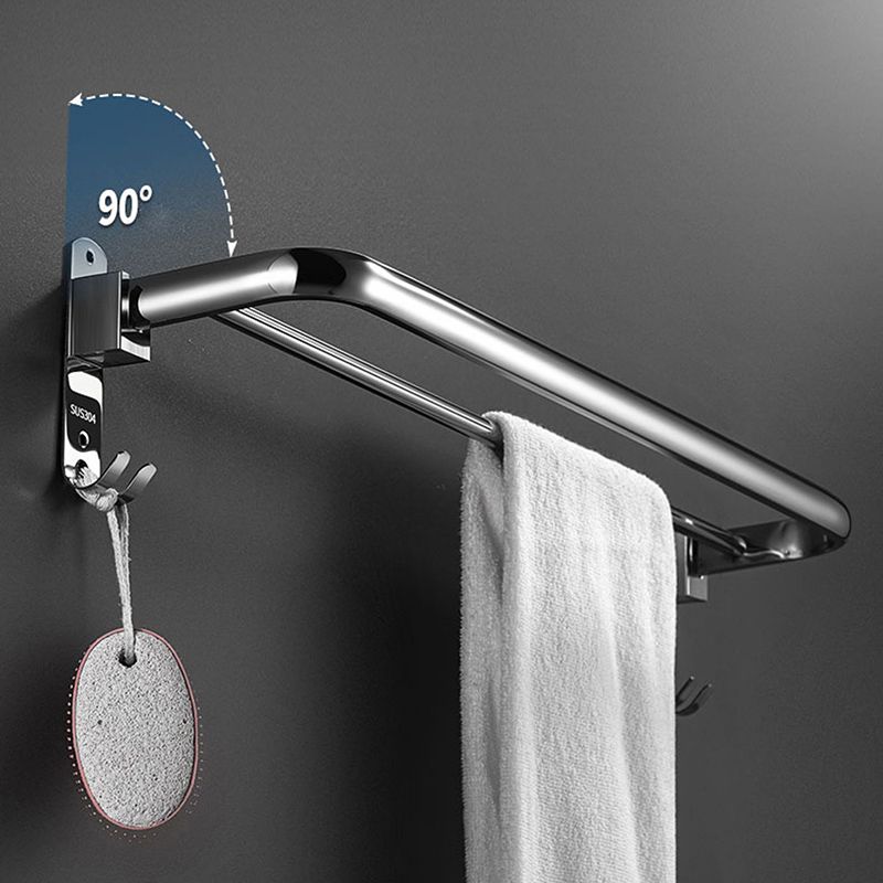 LoungeYard | Minimalist Bathroom Accessories Set Paper Holder Towel Bar Stainless Steel Bathroom Set — product view 7