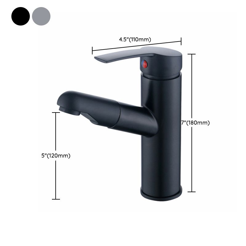 LoungeYard | Contemporary Style Faucet Single Handle Basin Mixer Bathroom Faucet — product view 5