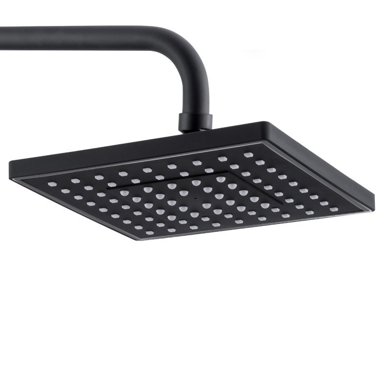 LoungeYard | Contemporary Style Shower Head Plastic Fixed Shower Head in Round and Square Shape — product view 6