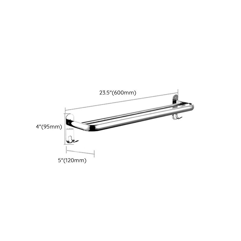 LoungeYard | modern bathroom accessories set stainless steel towel holder bathroom shelf bathroom set — product view 3