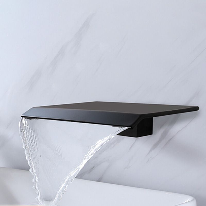 LoungeYard | Modern Wall-Mounted Bathroom Faucet Low Arc Solid Brass Faucet — product view 5