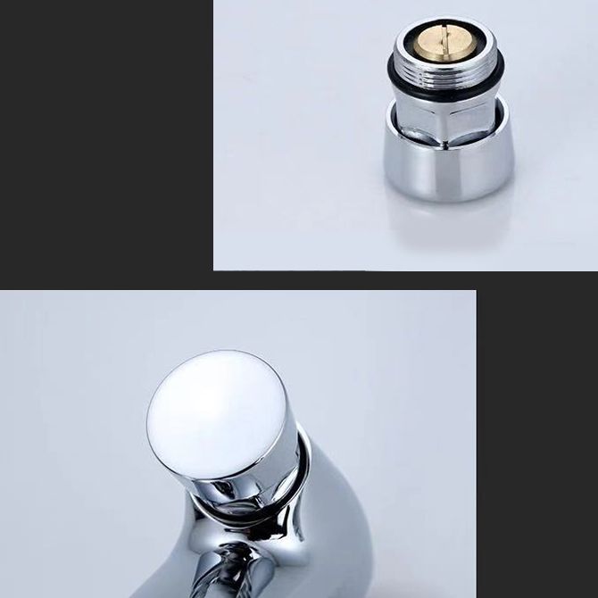 LoungeYard | Modern Vessel Faucet Brass 1-Handle Low Arc Vessel Faucet for Home — product view 4