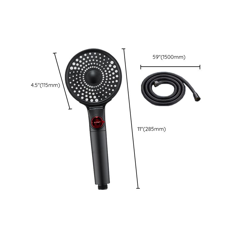 LoungeYard | Modern Plastic Shower Head Adjustable Water Flow Handheld Shower Head — product view 3