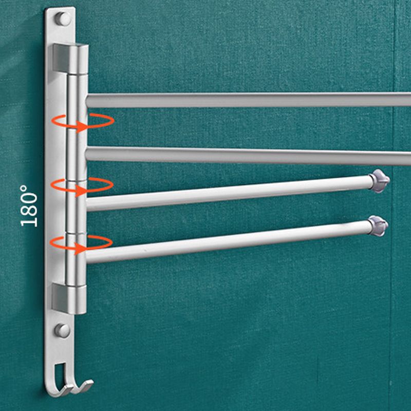 LoungeYard | 2-piece towel bar made of stainless steel Modern 13.6" B bathroom accessory set — product view 3