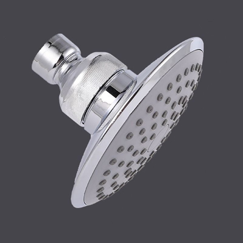 LoungeYard | Round Shape Shower Head Modern Swiveling Wall Mounted Fixed Shower Head — product view 6