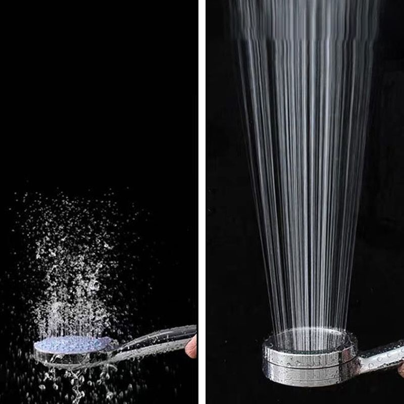 LoungeYard | Modern hand shower head 5 spray patterns Chrome Round Wall mounted shower head — product view 6