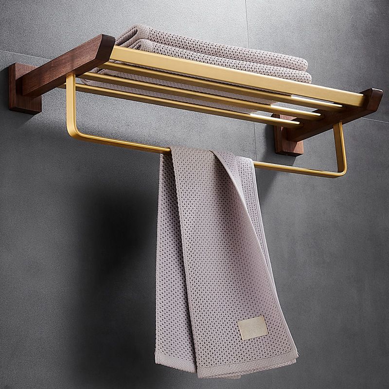 LoungeYard | Traditional Bathroom Accessories Set Bathroom Shelf Paper Holder Gold Bathroom Set — product view 2