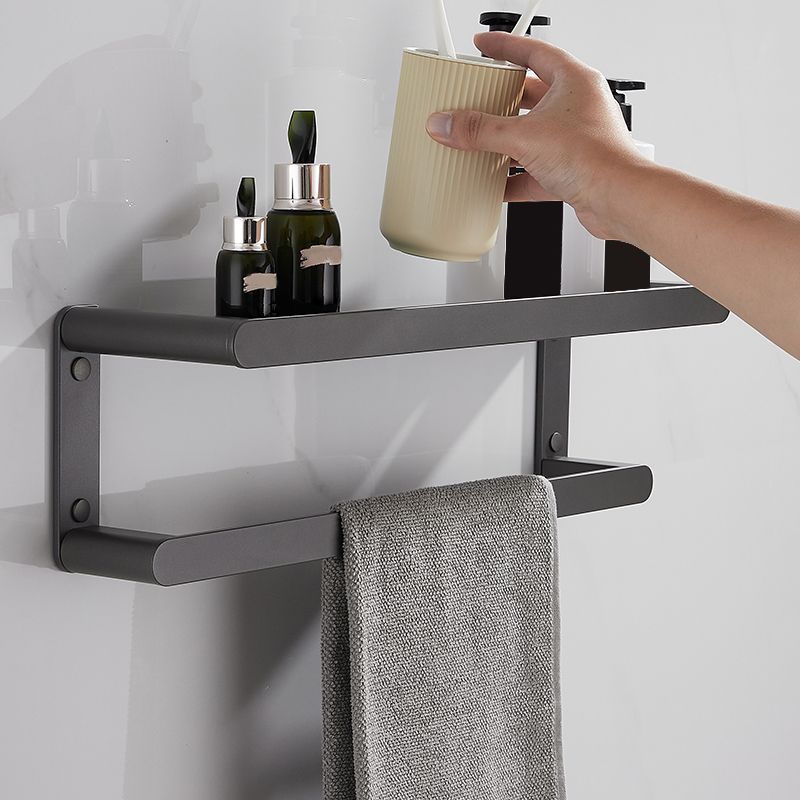 LoungeYard | Modern Gray Bathroom Accessory as Individual Piece or as Set Made of Metal — product view 7
