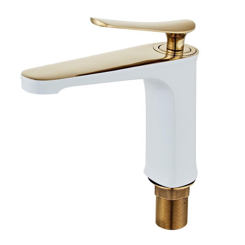 LoungeYard | Light Luxury Sink Faucet 6.69" H Modern Brass Sink Faucet — product view 7