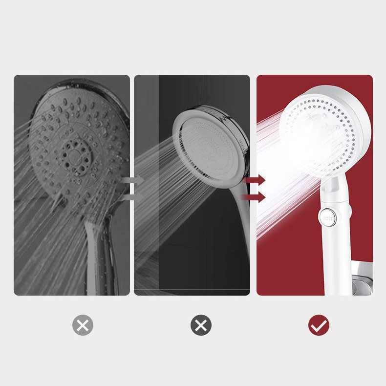 LoungeYard | Contemporary Showerhead Combination Hand Shower Plastic Wall Mount Shower Combination — product view 3