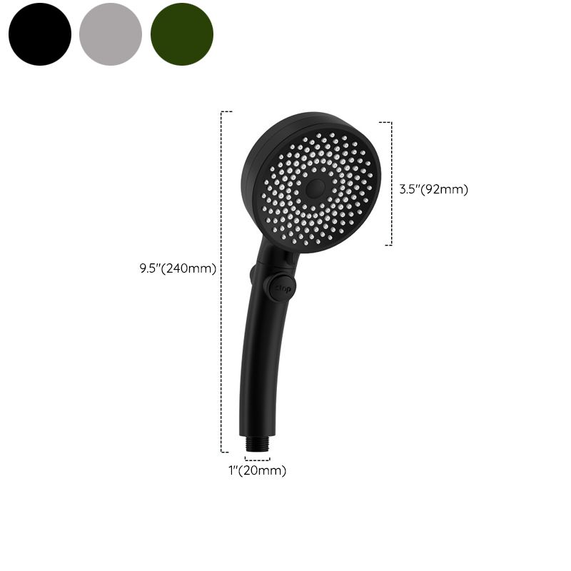 LoungeYard | Plastic gloves round adjustable spray pattern hand shower — product view 3