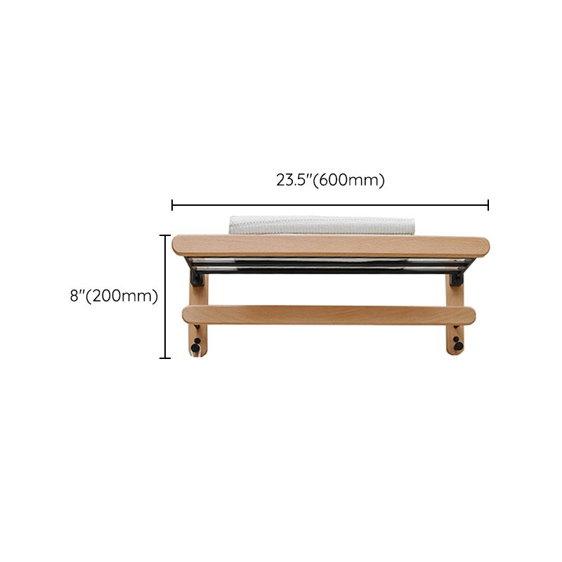 LoungeYard | Metal and wood bathroom accessories as a single piece or in a set in black — product view 2