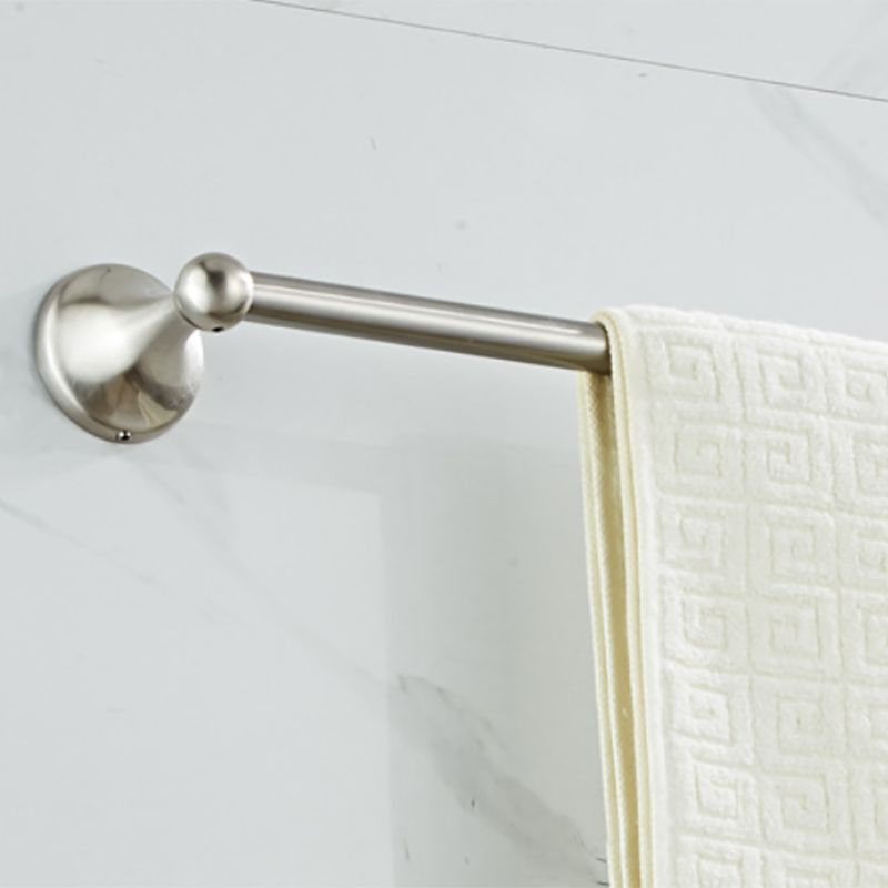 LoungeYard | Metal Bathroom Set Traditional Style Nickel Bathroom Accessories Set — product view 6