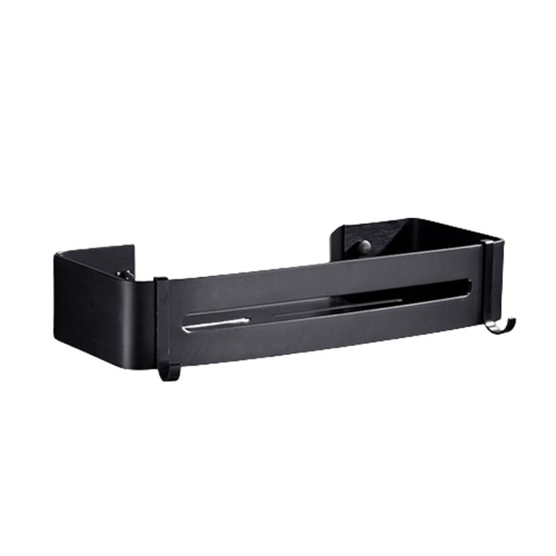 LoungeYard | Matt Black Modern Bathroom Accessory Set, Set of 3, Bathroom Shelf — product view 2