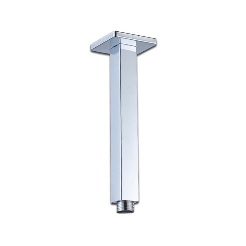 LoungeYard | Black Square Fixed Shower Head Modern Style Wall Mounted Shower Head — product view 4