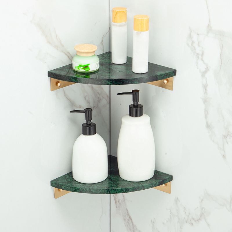 LoungeYard | Brass Bathroom Accessories Set Marble Bathroom Accessories Set for Home — product view 2