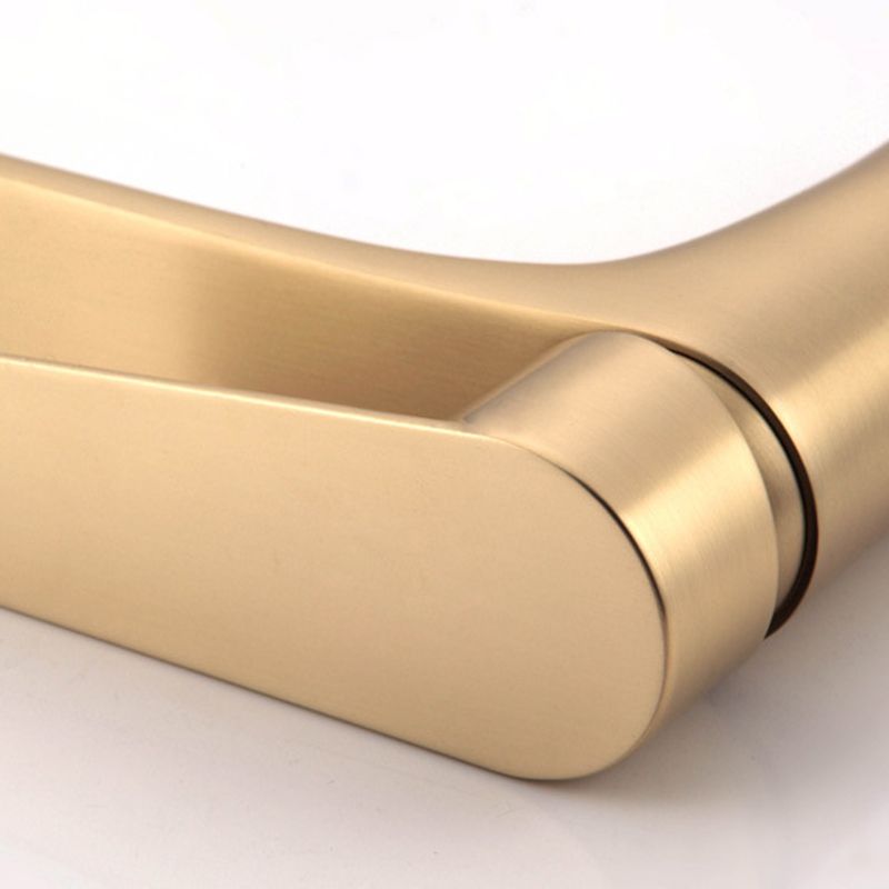 LoungeYard | Light Luxury Basin Faucet with Lever Handle Single Hole Bathroom Faucet — product view 7
