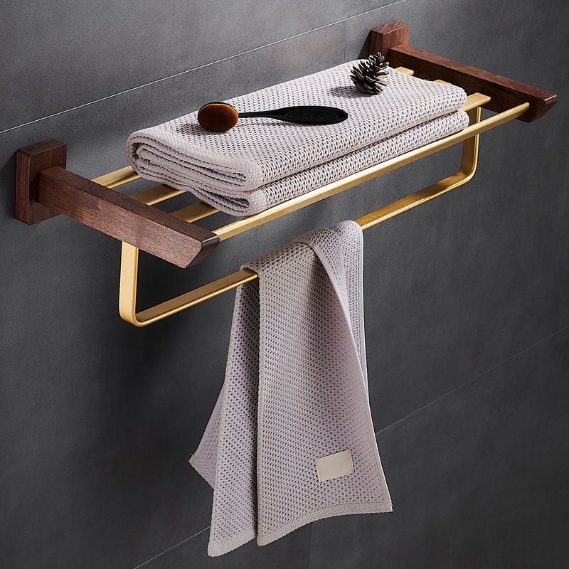 LoungeYard | Traditional Bathroom Accessories Set Bathroom Shelf Paper Holder Gold Bathroom Set — product view 7