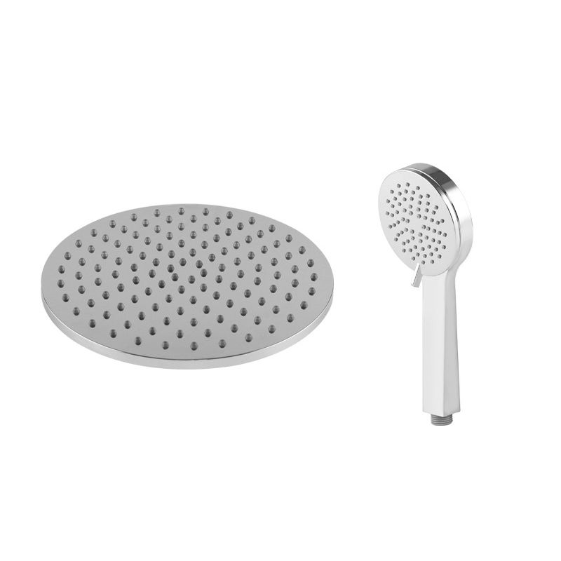 LoungeYard | Contemporary Rainfall Shower Head Combo Round Single Spray Shower Combo — product view 5