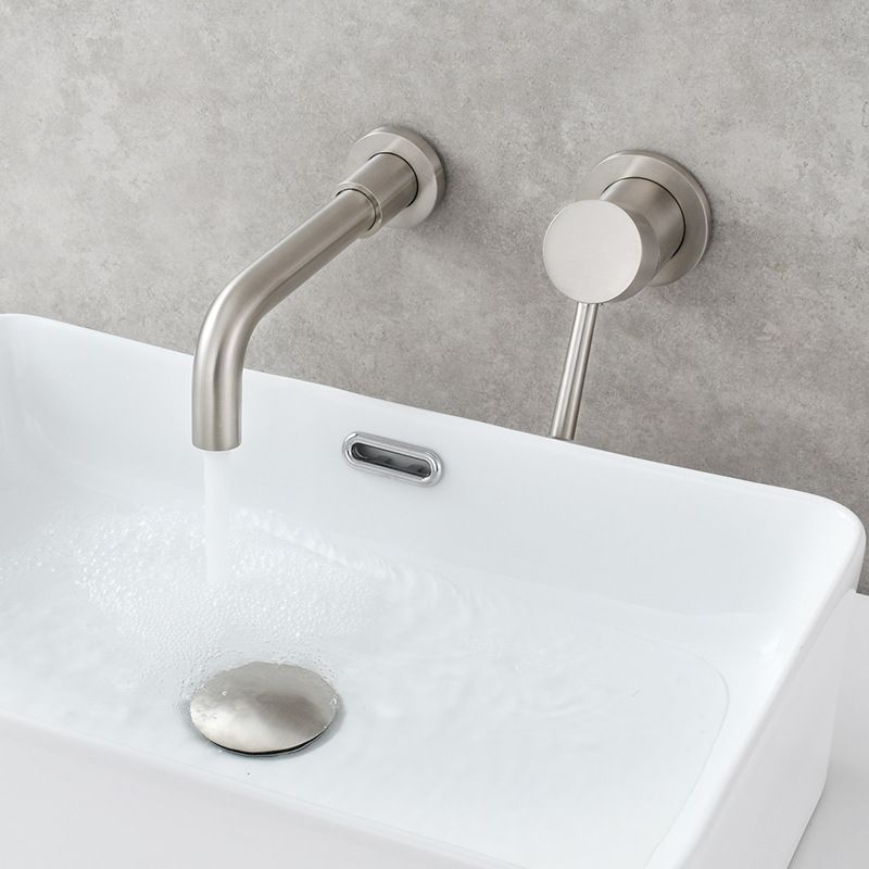 LoungeYard | Single Hole Wall Mounted Bath Faucet Swivel Spout Basin Faucet — product view 3