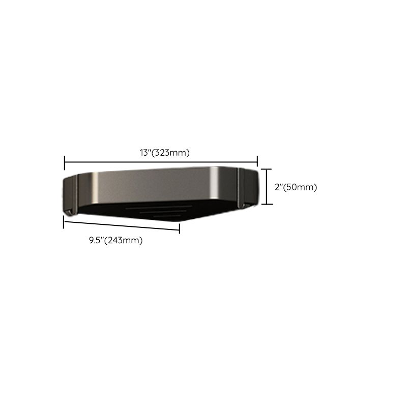 LoungeYard | Matte Gray Bathroom Hardware Set Modern Bathroom Accessories Set — product view 5