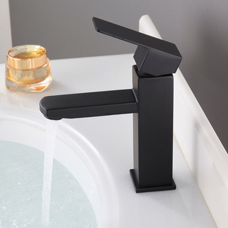 LoungeYard | Modern Sink Faucet Centerset Bathroom Sink Faucet in Black — product view 3