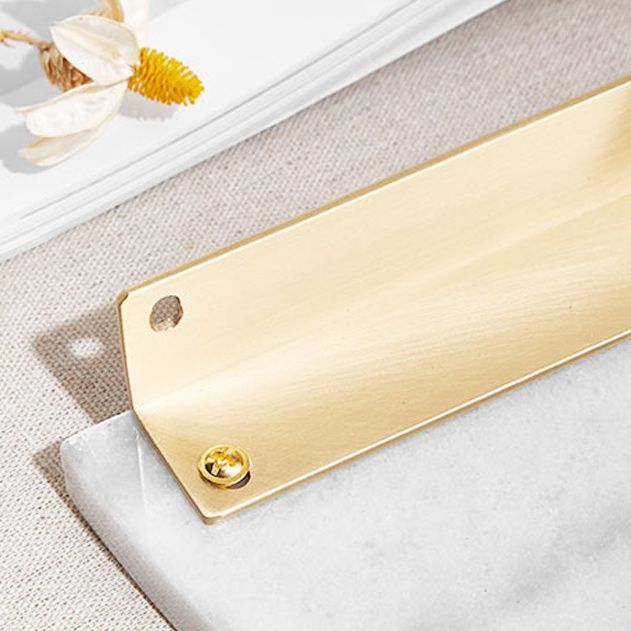 LoungeYard | marble bathroom shelf brass bathroom accessory — product view 3
