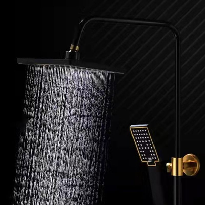 LoungeYard | Modern adjustable water flow shower faucet shower arm shower system on the wall — product view 6