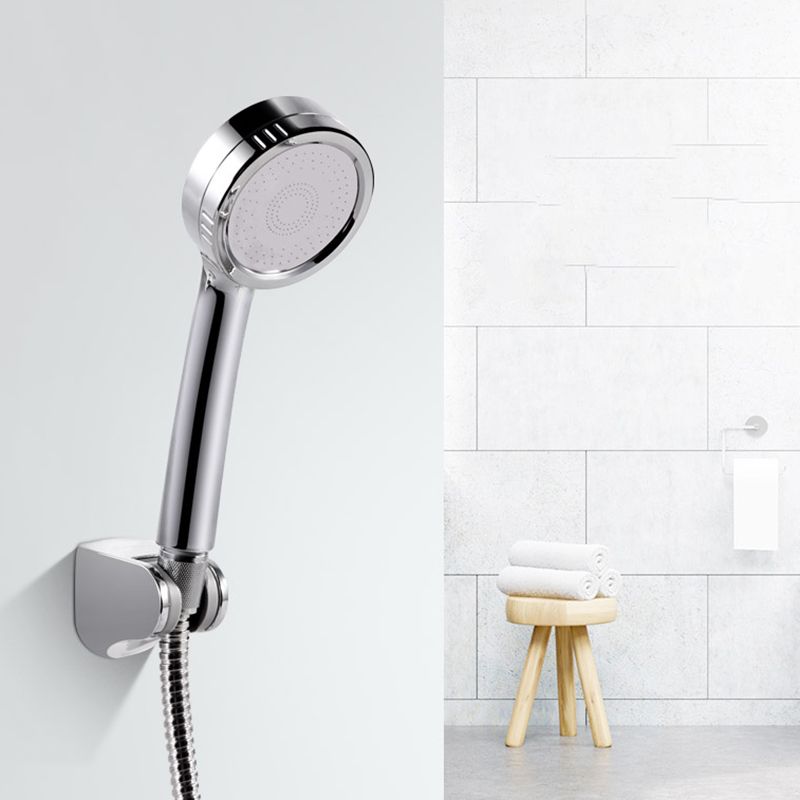 LoungeYard | Modern hand shower head 5 spray patterns Chrome Round Wall mounted shower head — product view 2