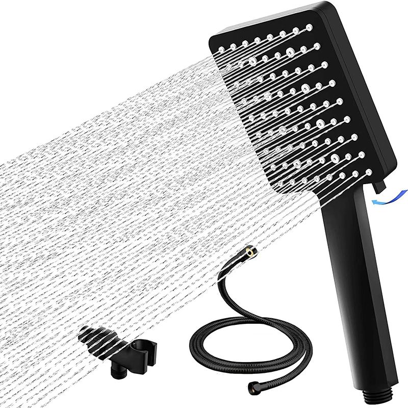 LoungeYard | Square modern handheld shower head leak-proof wall-mounted shower head — product view 2