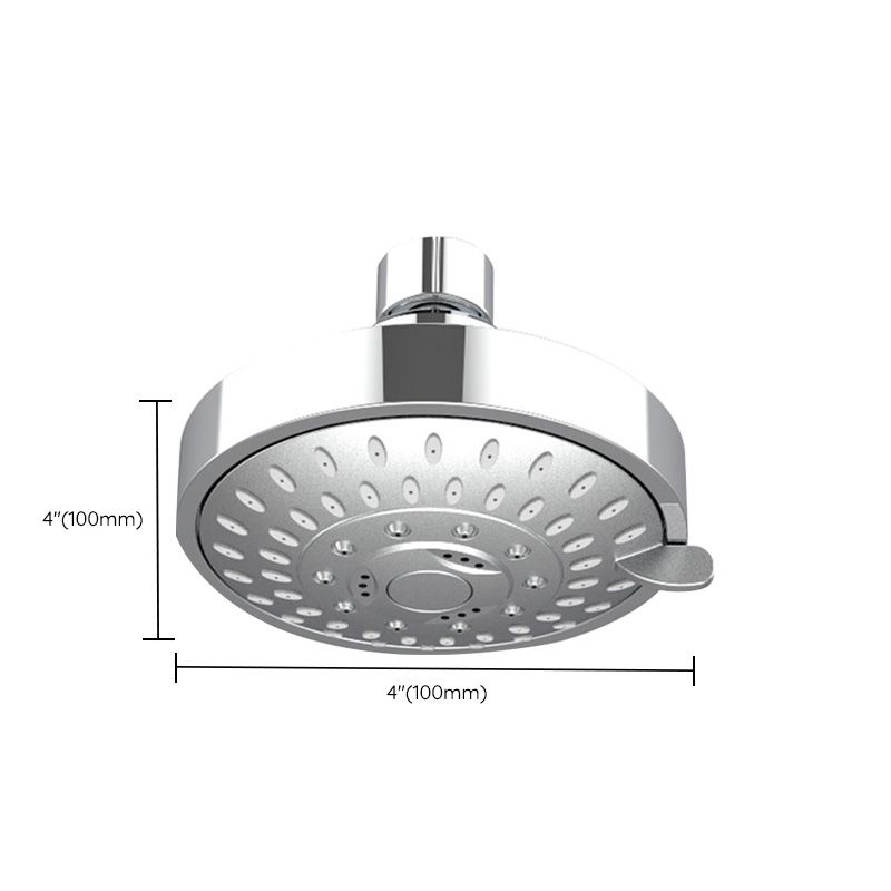 LoungeYard | Wall-mounted Metal Shower Head Modern Round Shower Head Fixed Shower Head — product view 4