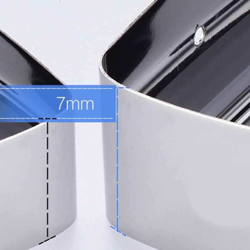LoungeYard | Modern Stainless Steel Bath Accessory Set Rectangular & Triangular Bath Shelf — product view 5